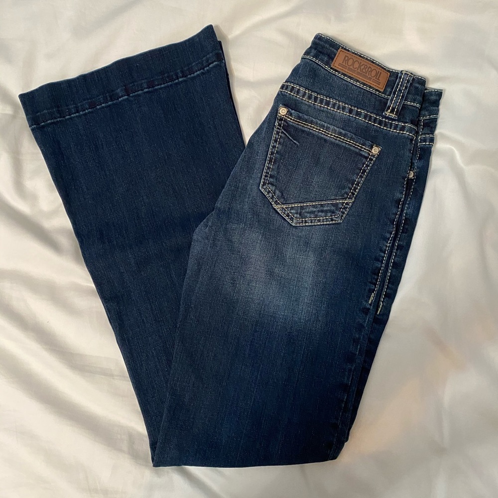 Rock & Roll Denim Cowgirl Flare Jeans